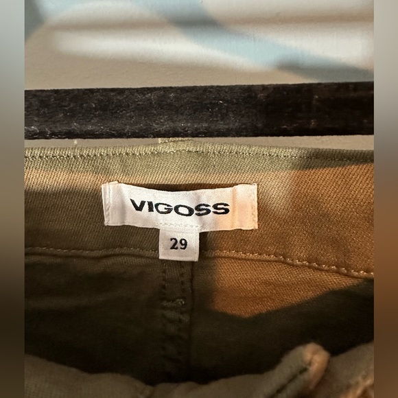 Vigoss Ace High Rise Cargo Short in Olive Green - Picture 11 of 13